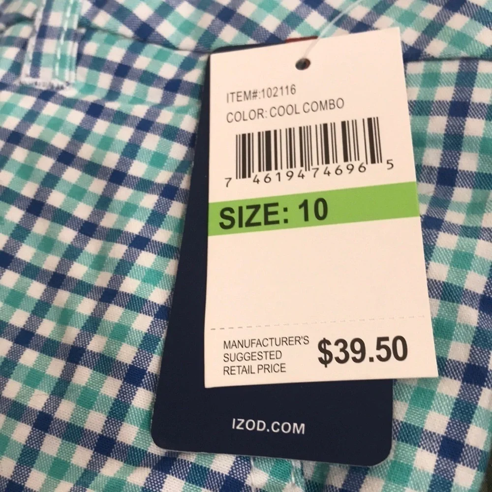 Izod aqua blue